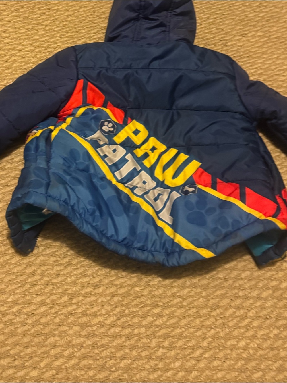 Paw Patrol Boys' Navy & Blue Hooded Puffer Jacket